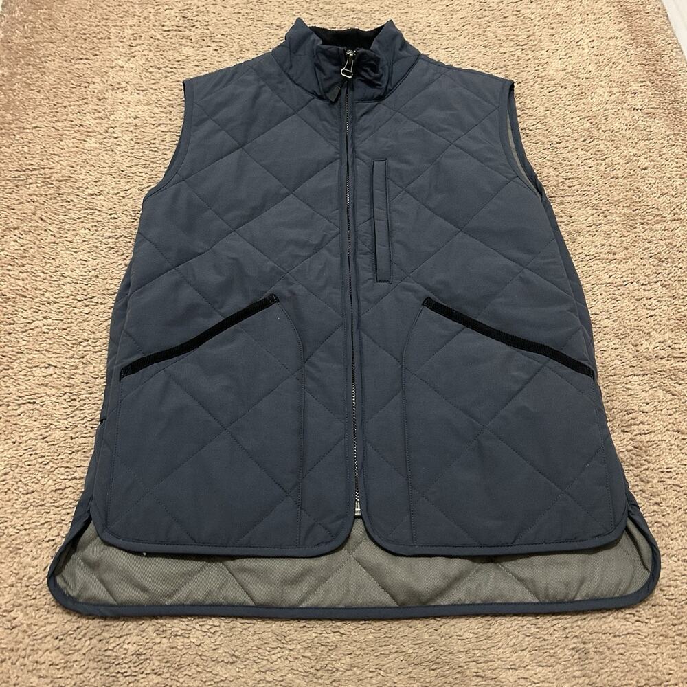 Peter Manning Quilted Vest Size 3 Blue